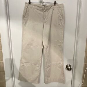 Gap wide leg khaki pants 10